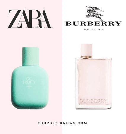 zara perfume burberry her|burberry her vs zara go.